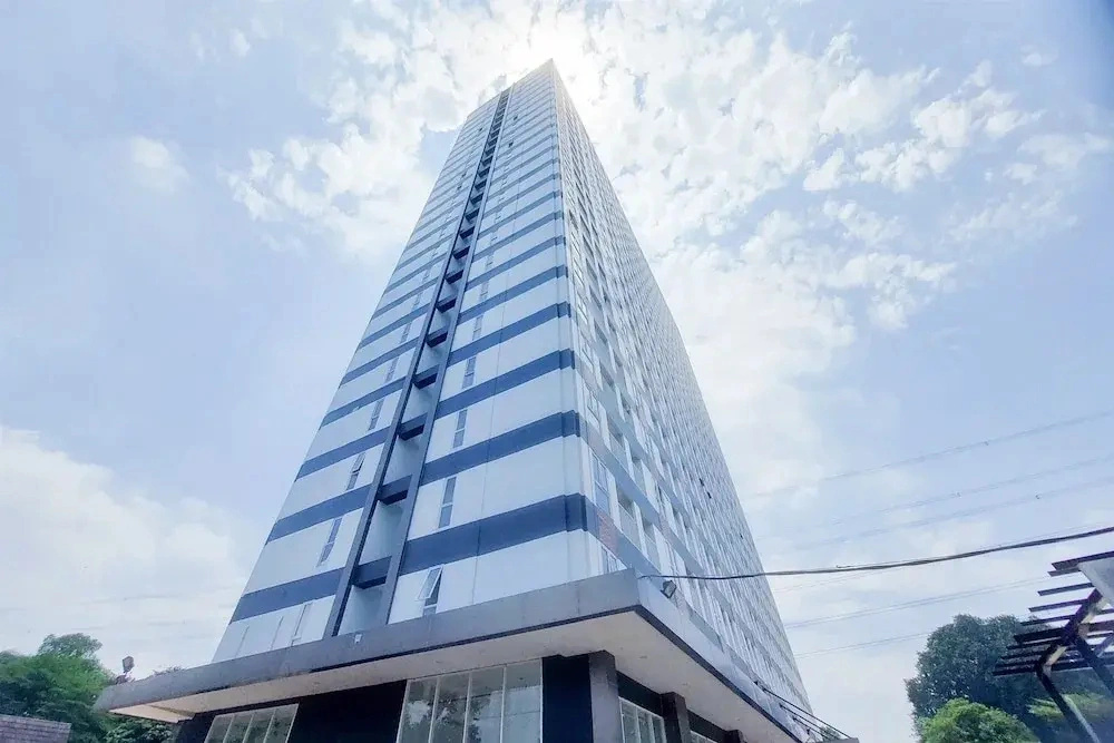 Green Urban Style Studio Room At Apartment Sudimara Forestwalk