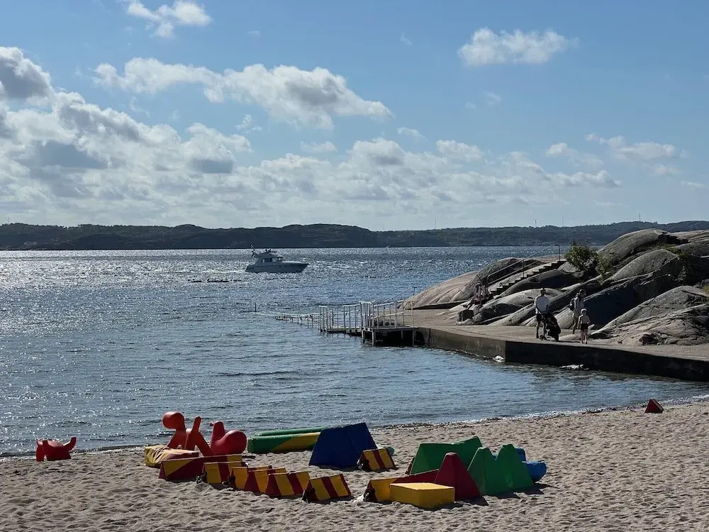 Strandflickornas Husen invid Havet