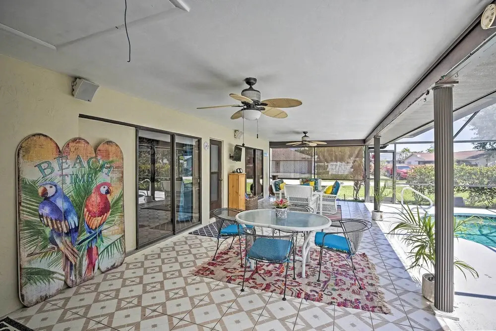 Tropical Cape Coral Home w/ Lanai: Pet Friendly!