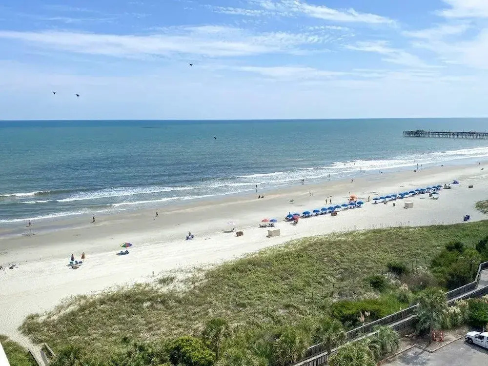 Stunning ocean view remodeled 2 bedroom 2 bath condo, 908 South Hampton 2 Condo