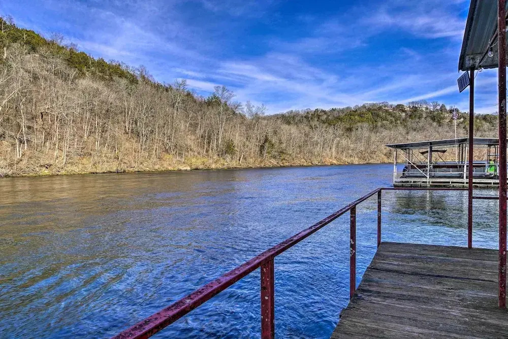 Waterfront Hollister Retreat w/ Dock & Game Room!