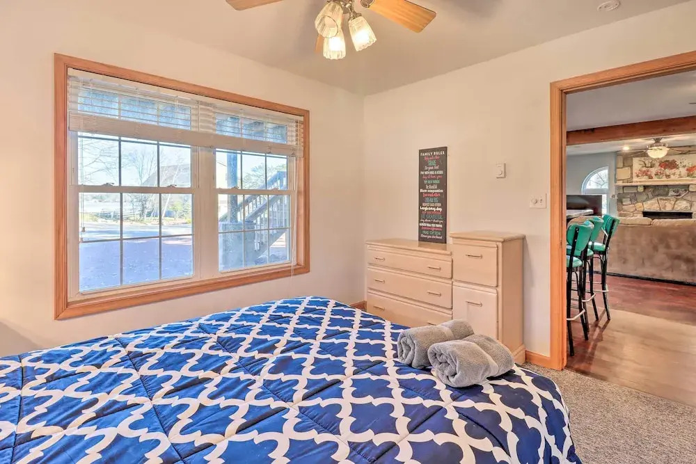 Near Hiking: Lakefront Albrightsville Home w/ Deck