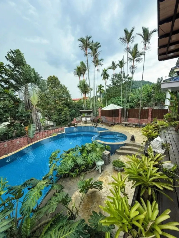 Serene Palm Heritage Tropical Villa