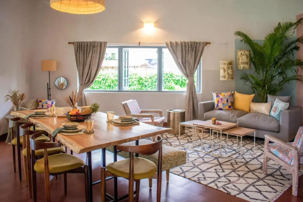 StayVista at Boho Banyan with Pvt Pool & Garden