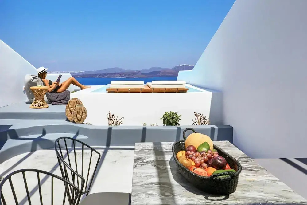 Phos the Boutique - Luxury Villas Suites Santorini Honeymoon Suite With Heated Infinity Pool - Caldera Sea View