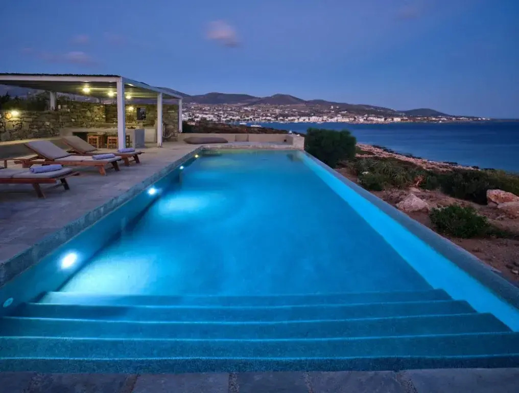 "Big Blue"Seafront Villa Naousa Paros