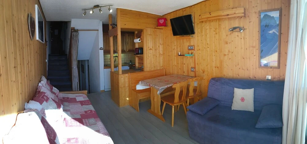 Studio Les Ménuires 3 Vallées - Ski aux Pieds