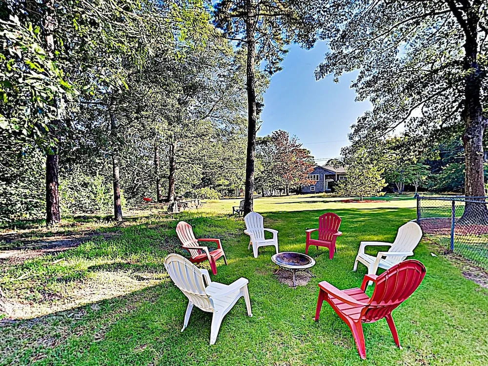 New Listing! Wooded W/ Firepit - Near Beach 4 Bedroom Home