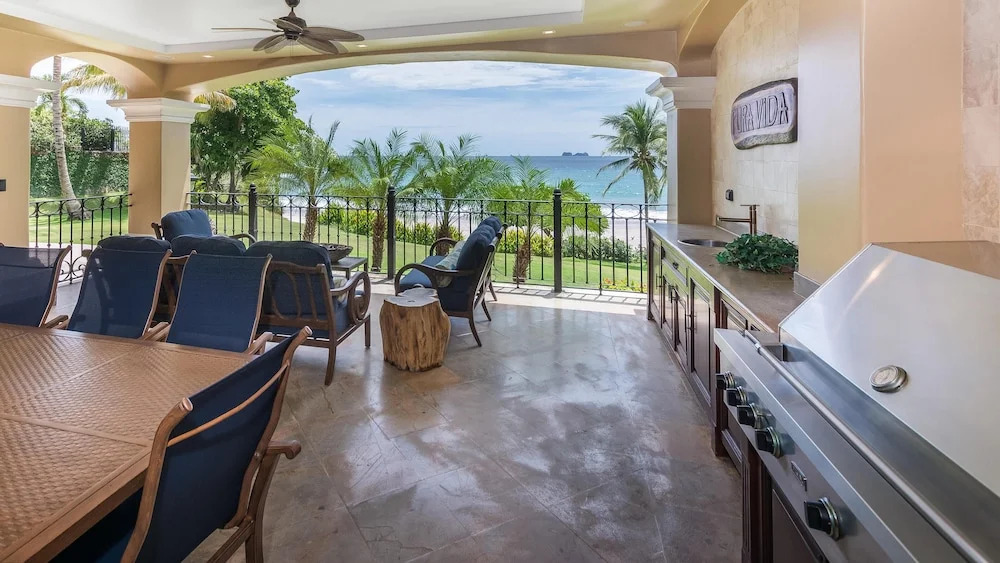 Stunning Luxury Mansion in Playa Flamingo with Six Bedrooms and Beachfront Access