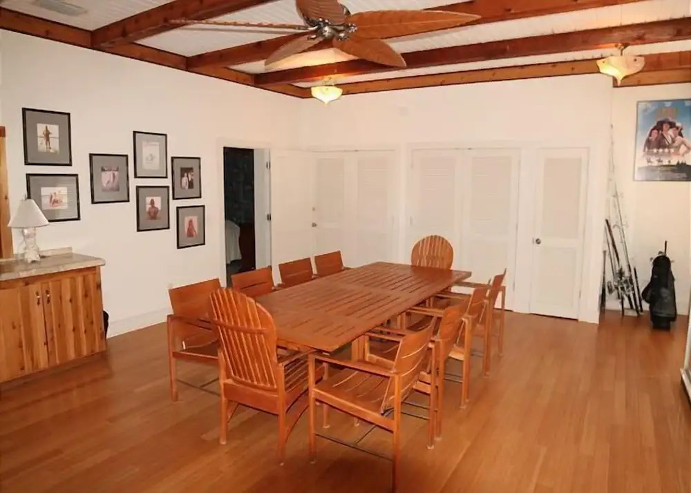 Ocean front Vacation Home with a large screened-in Patio by RedAwning
