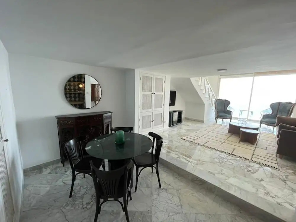 Le Paradis Bleu Luxueux Duplex Avec vue mer