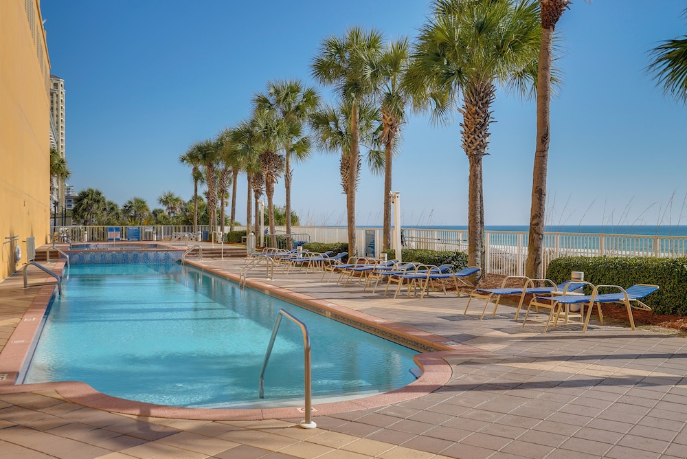 Unwind Poolside, Walk to Shore! 12th-floor PCB Gem