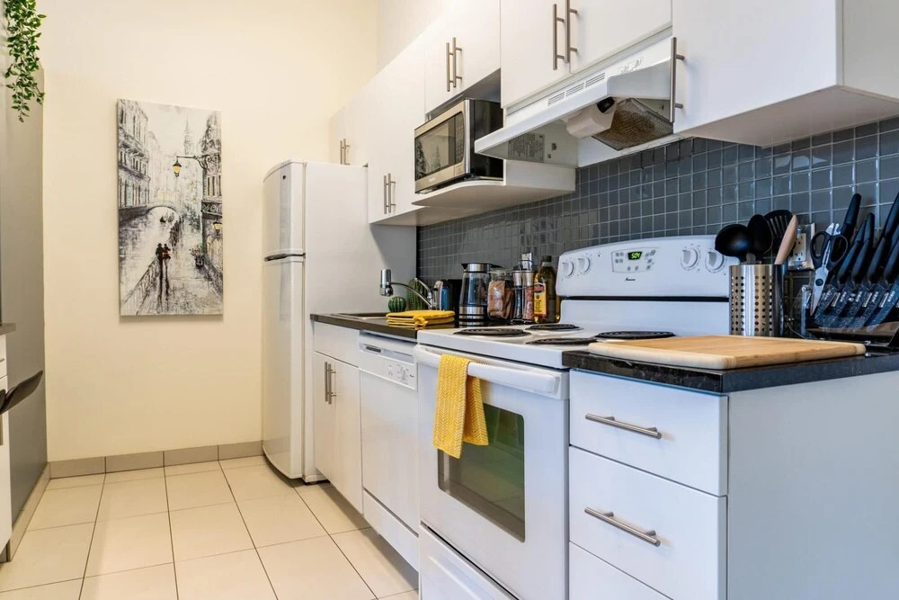 Comfy DT Loft w Parking Rooftop Patio BBQ Gym
