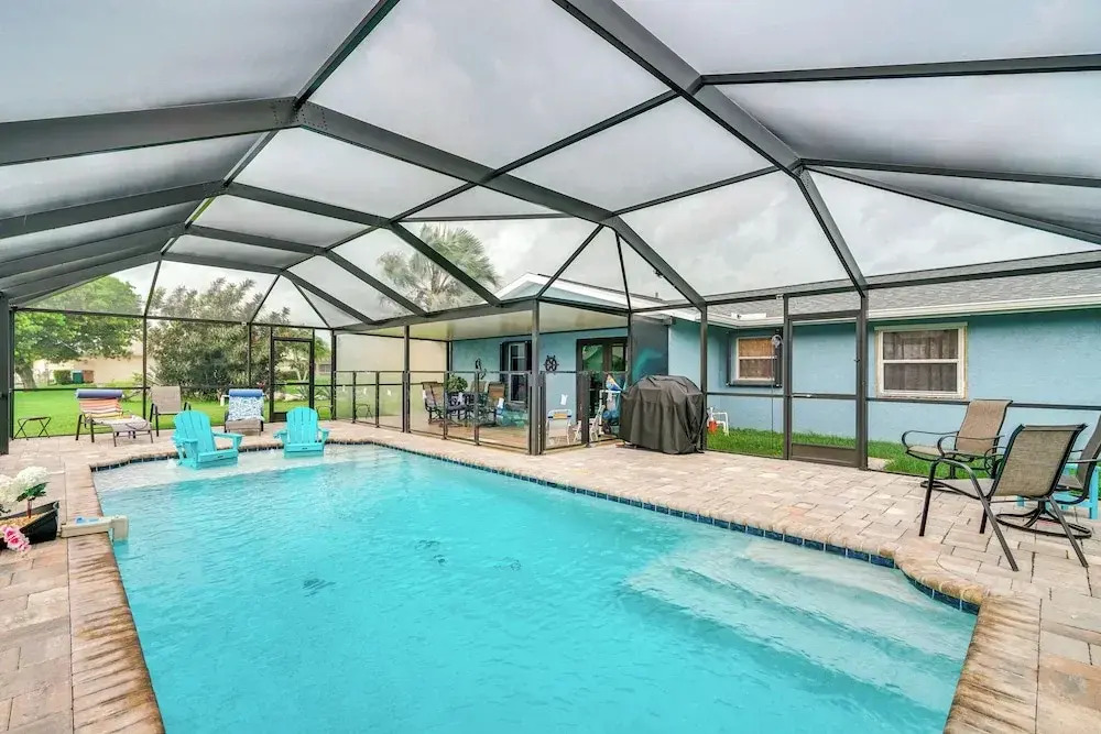 Canalfront Cape Coral Home: Fish, Swim & Lounge!