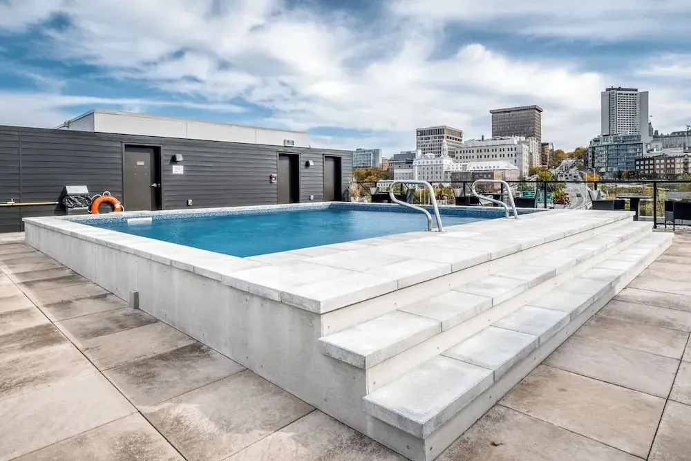 Appartement Luxe | Incredible Sunset View - Pool - Parking - Near Old Québec