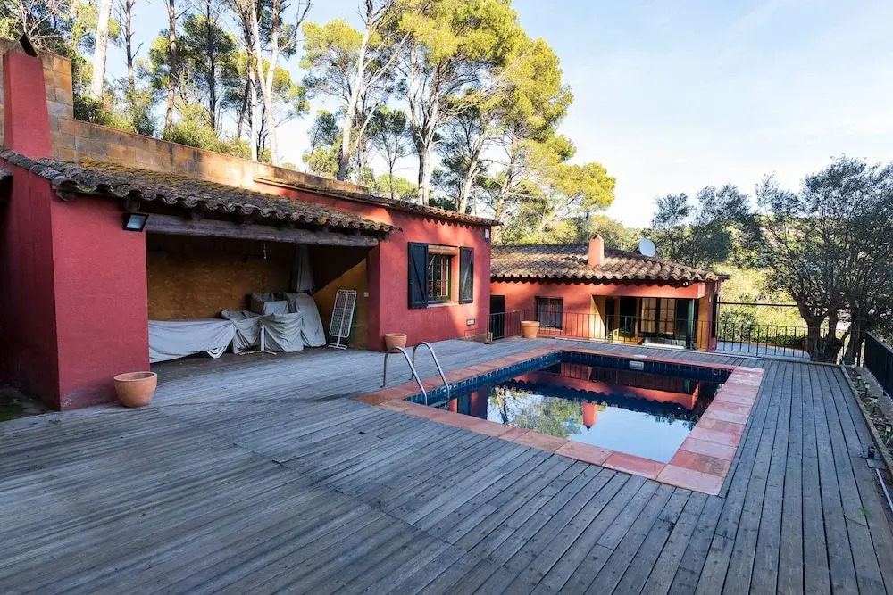 Bohemian villa con piscina privada en Playa Tamariu
