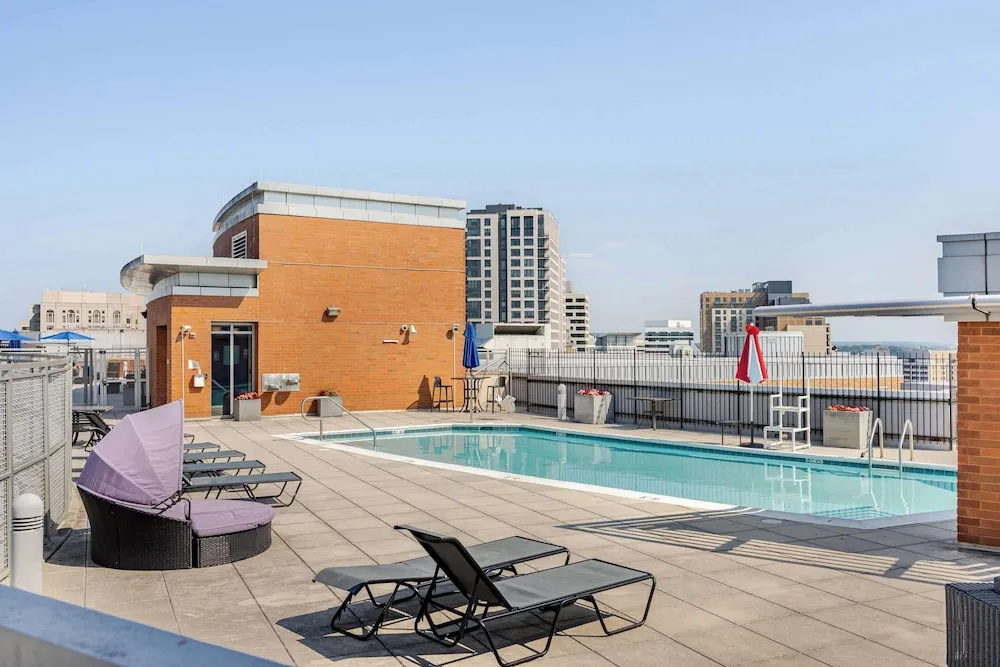 Downtown Silver Spring 2BR Skyline Balcony Suite Walkable to DC Metro Luxepad
