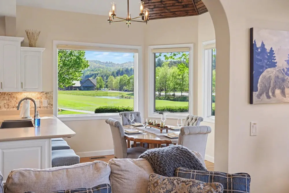 Chic Sky Valley Resort Home on Golf Course!