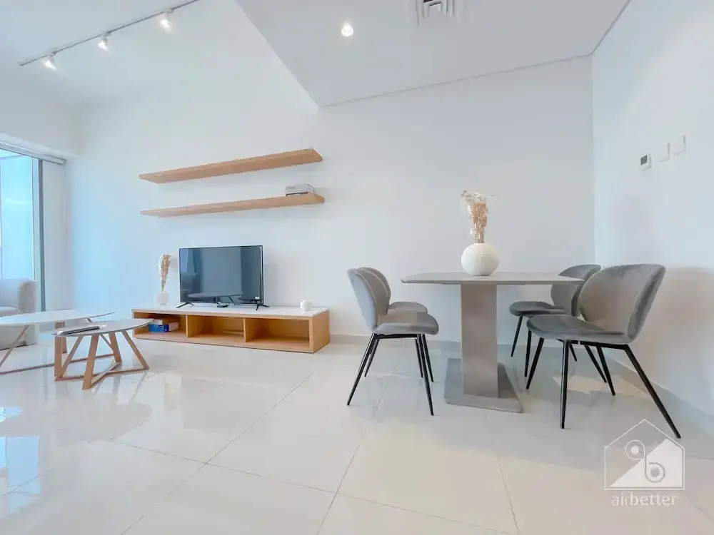 Luxury 1B With Balcony in Blue Wave Tower Dubai