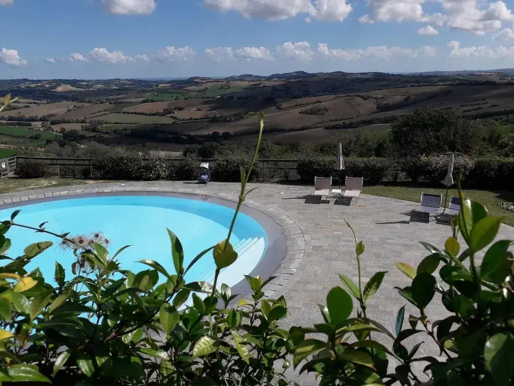 Scenic Apartment in Mombaroccio with Garden near City Center