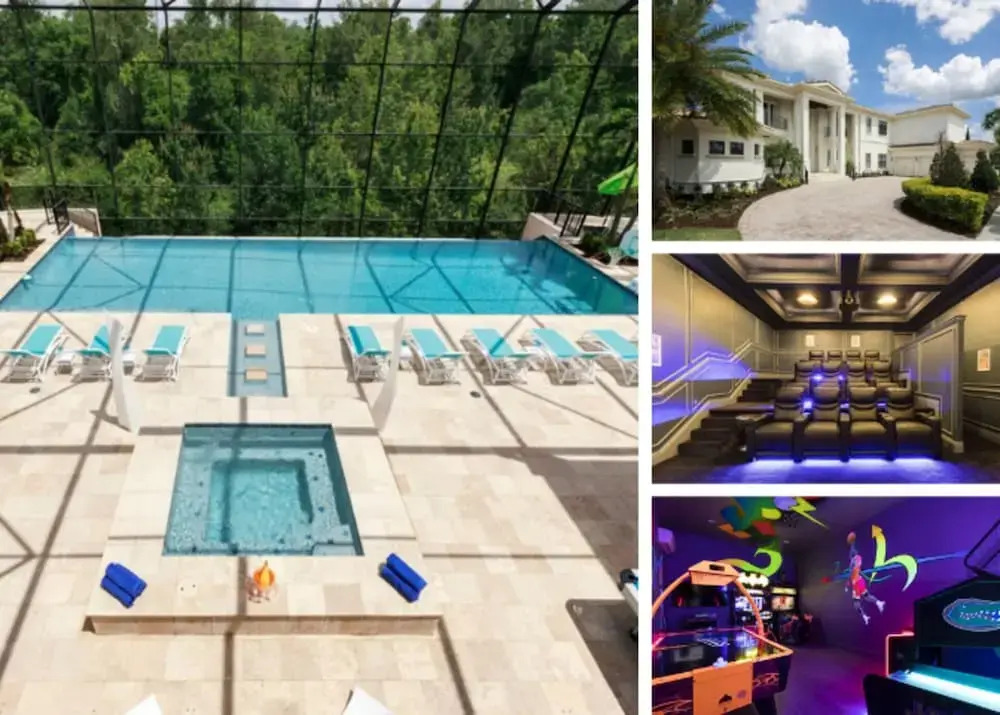 Beautiful Mansion With Private Pool, Close to Disney, Orlando Mansion 2907