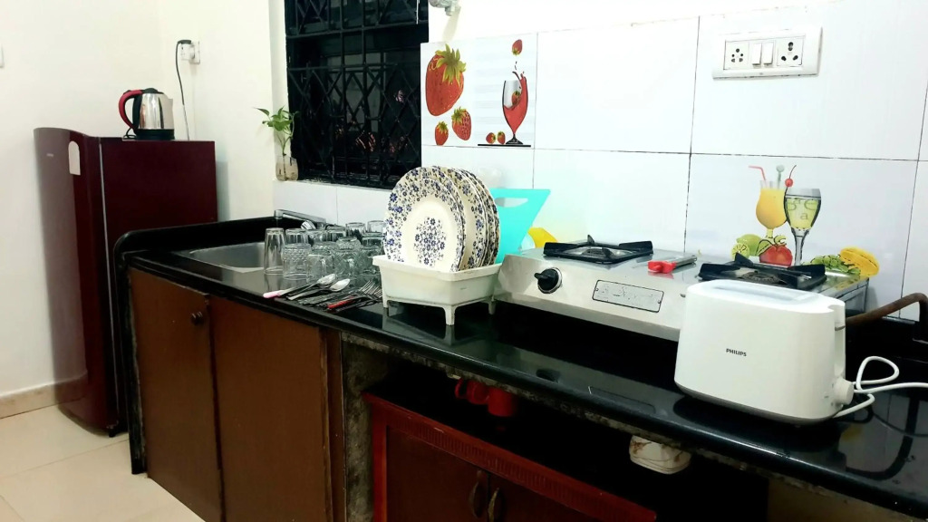 CANDOLIM BEACH VILLA # 3BHK # POOL # KITCHEN # 300Mts to Beach by GR stays