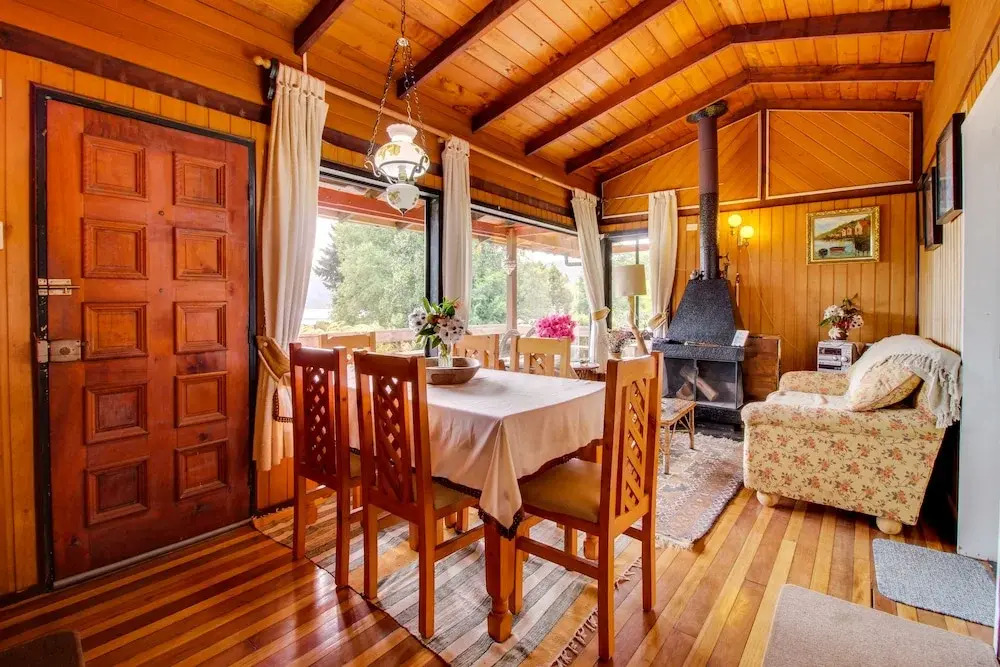 Casa Campestre frente al Lago Calafquén