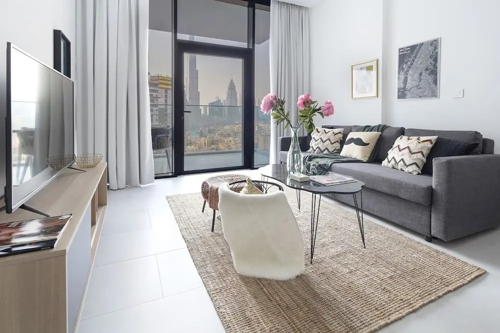 Stunning Studio w/ Burj Khalifa View!