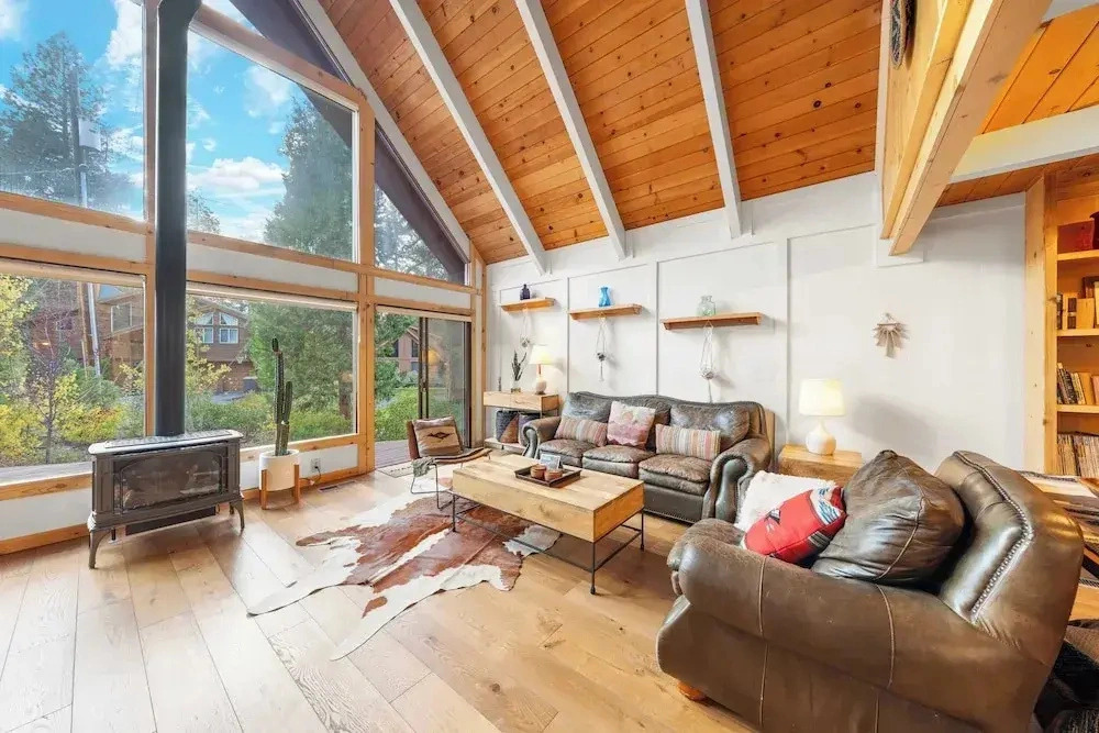 Classic A-frame Cabin w/ Hot Tub + Deck & Easy Access Near Ski + Lake Summit Haven by Avantstay