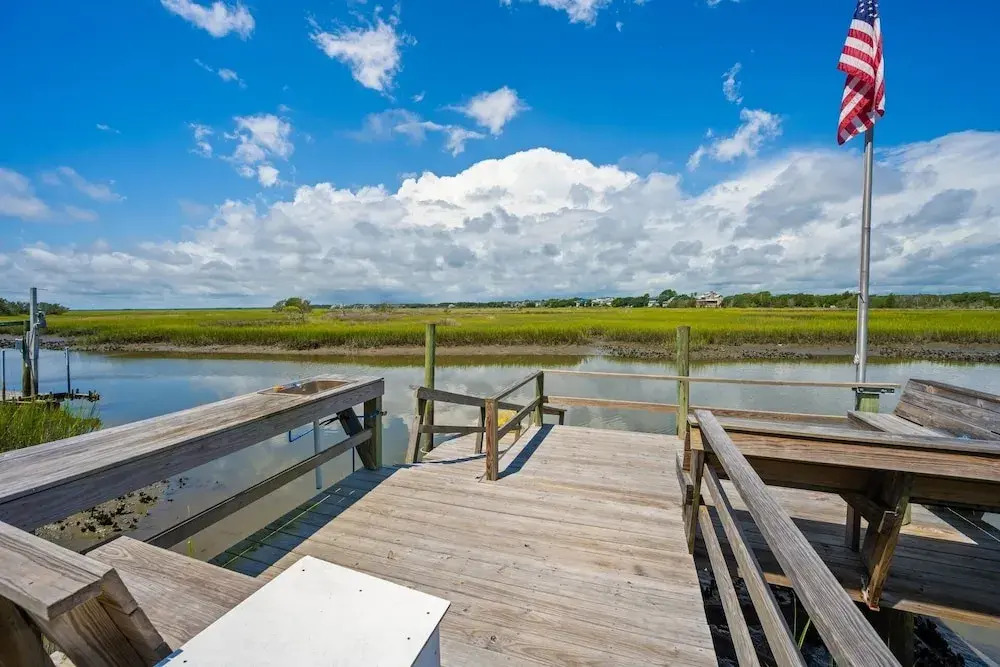 Eclectic Creek Front Retreat 8 Bedroom Home by Peace Vacations