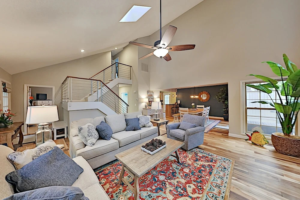 Walkable Club Course Hideaway w/ Huge Back Deck home