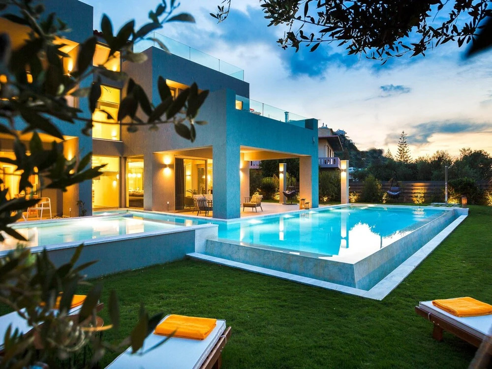 Villa in Platanias Near Seabeach & Village