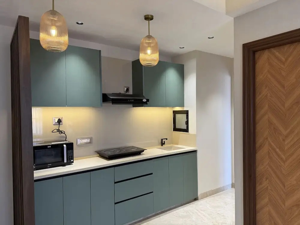 Stylish 1BR With Pool 5 Mins to Candolim Beach