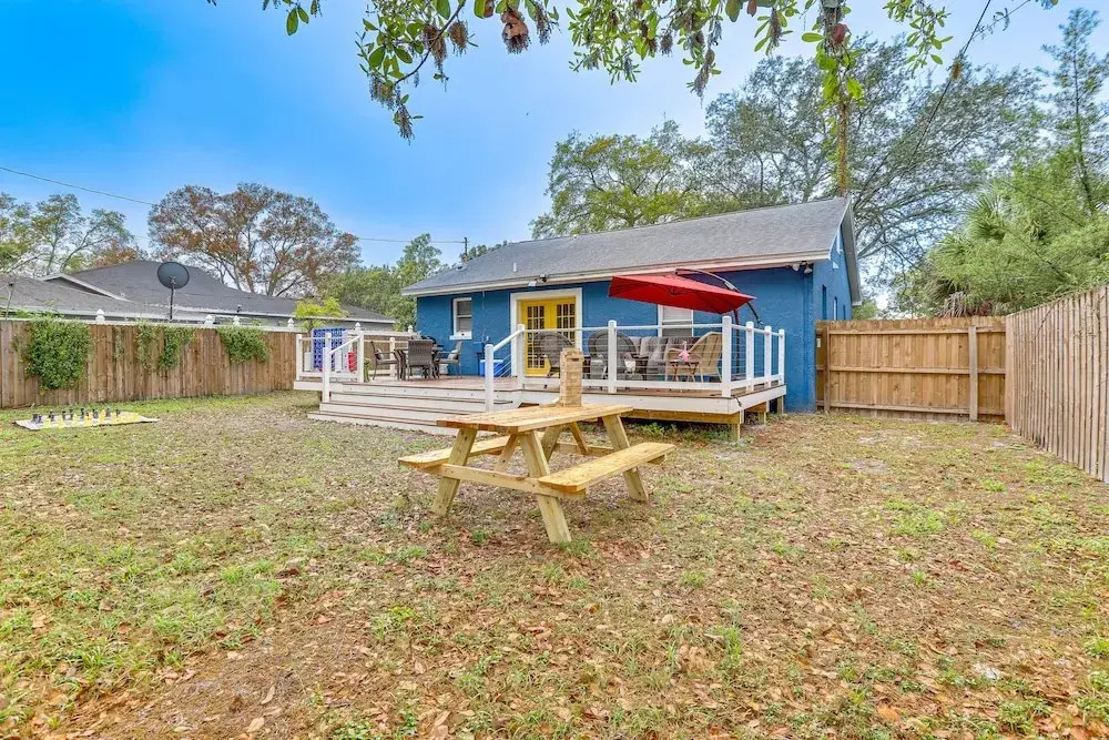 St Petersburg Escape w/ Fenced Yard + Games!
