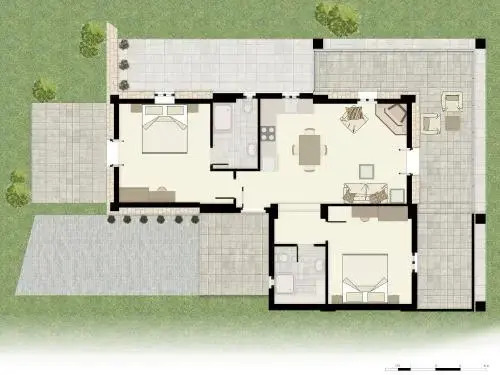 Flat 2 Bedrooms 2 Bathrooms - Kamilari