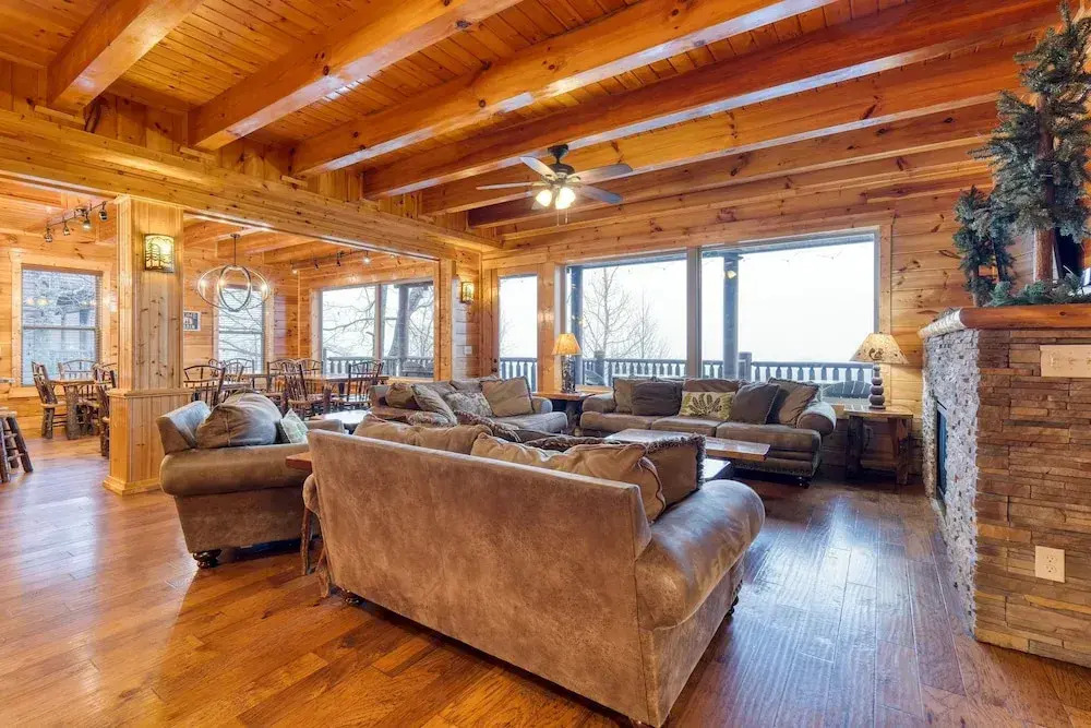 100 Guests Blackthorn Sister Smokies Homes Luxury Mountain Retreat