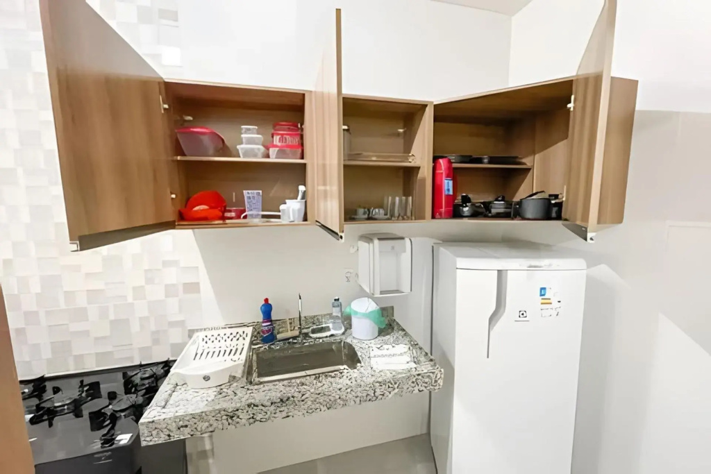 104 - APARTAMENTO 400m do PARQUE DE EXPOSIÇÃO para até 7 HÓSPEDES