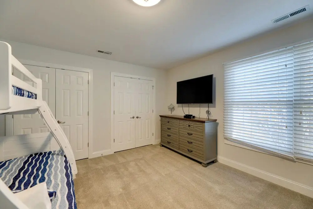 Theater Room & Deck at Massive Salt Pond Home!