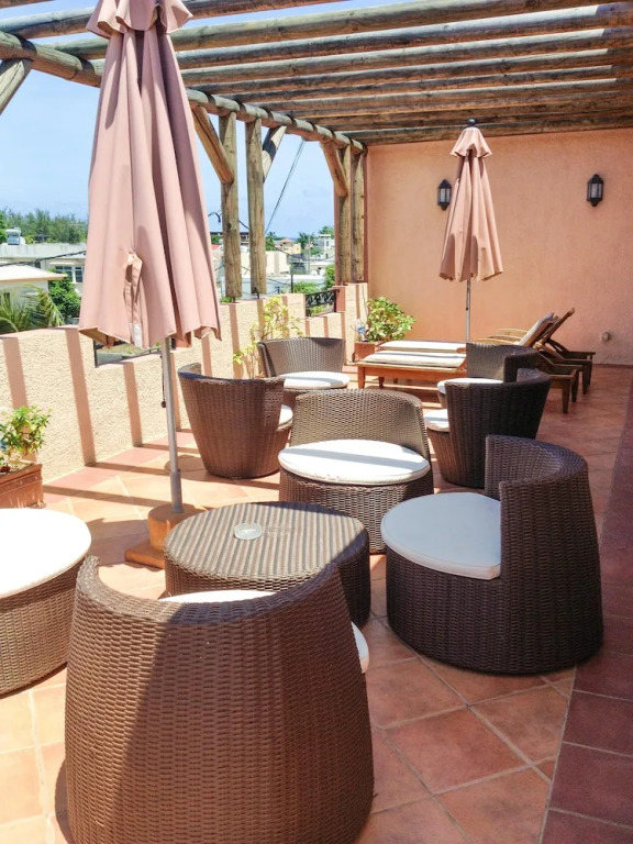 Apartment With one Bedroom in La Mivoie, La Preneuse, Black River, With Wonderful sea View, Shared Pool, Furnished Balcony - 500 m From the Beach