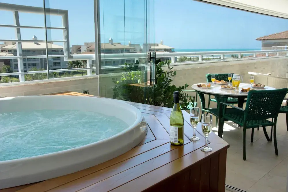 Penthouse Apartment with Hot Tub near Beach