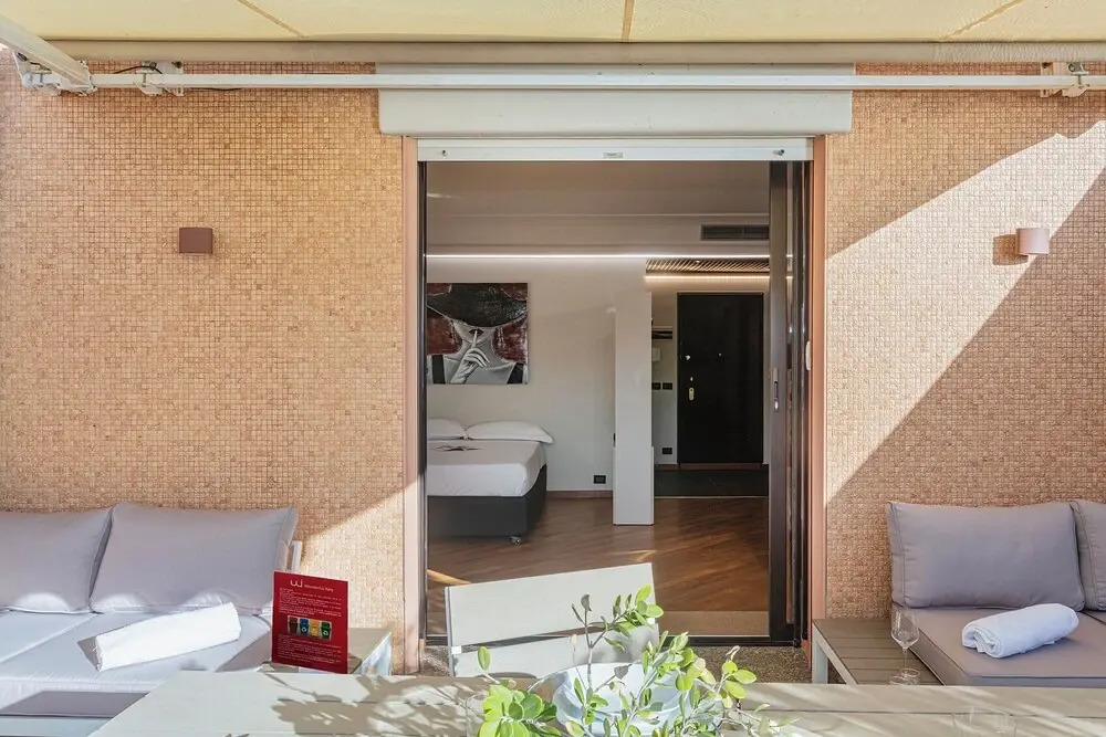 Beachfront Studio with Terrace by Wonderful Italy