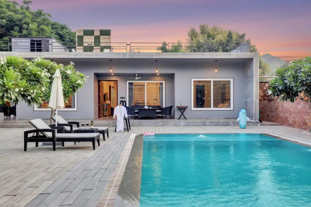 ELIVAAS Radhyam Luxe 2BHK Villa with Pvt Pool