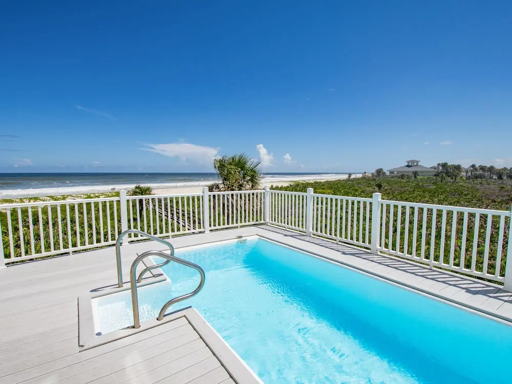 4br Oceanfront W/ Private Pool & 3 Balconies 4 Bedroom Home