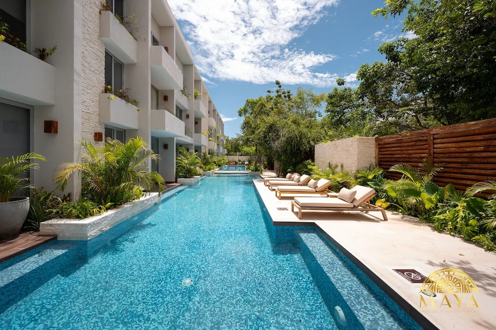 NHOA 112A Lux 2BR Condo Plunge Pool in Aldea Zama