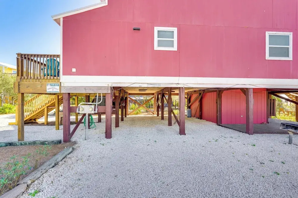 Walk to Shore: Ocean View Cape San Blas Townhome