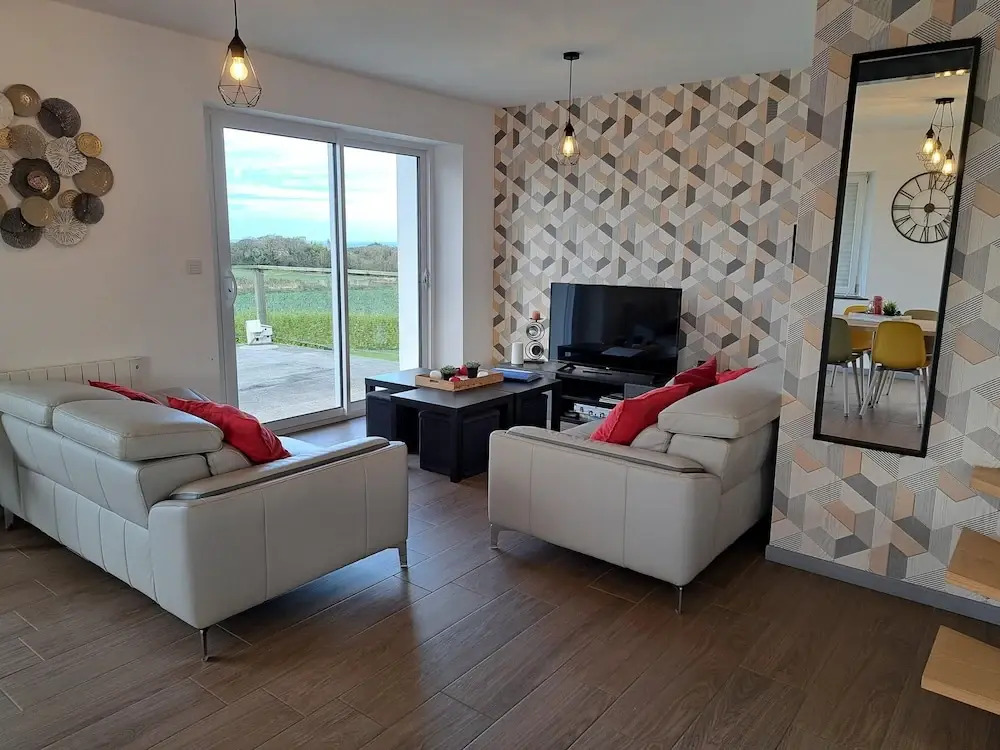 Holiday home 10 pers , panoramic sea view, Cléder