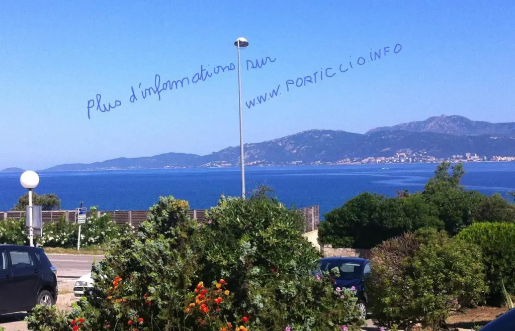Vue mer panoramique plage 30m. Porticcio