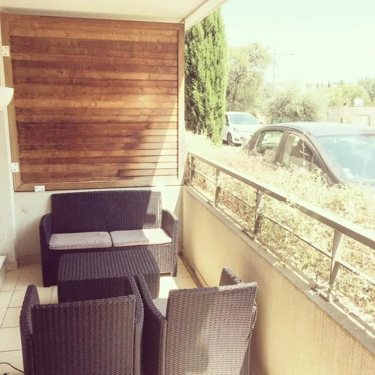 Appt Cosy Terrasse Parking CHU Mtp