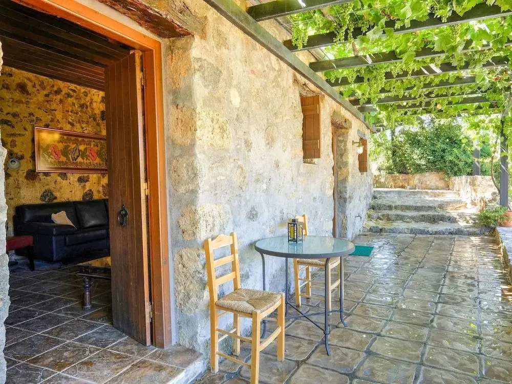 Inviting Villa In Palaiochora With Sea And Mountain Views