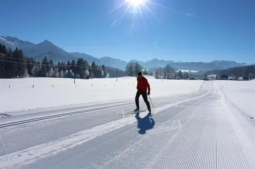 Biohof Burger, 3 sonnige Fewo, alle mit Balkon, Spielzimmer, Grillhütte, 7 km vor Oberstdorf